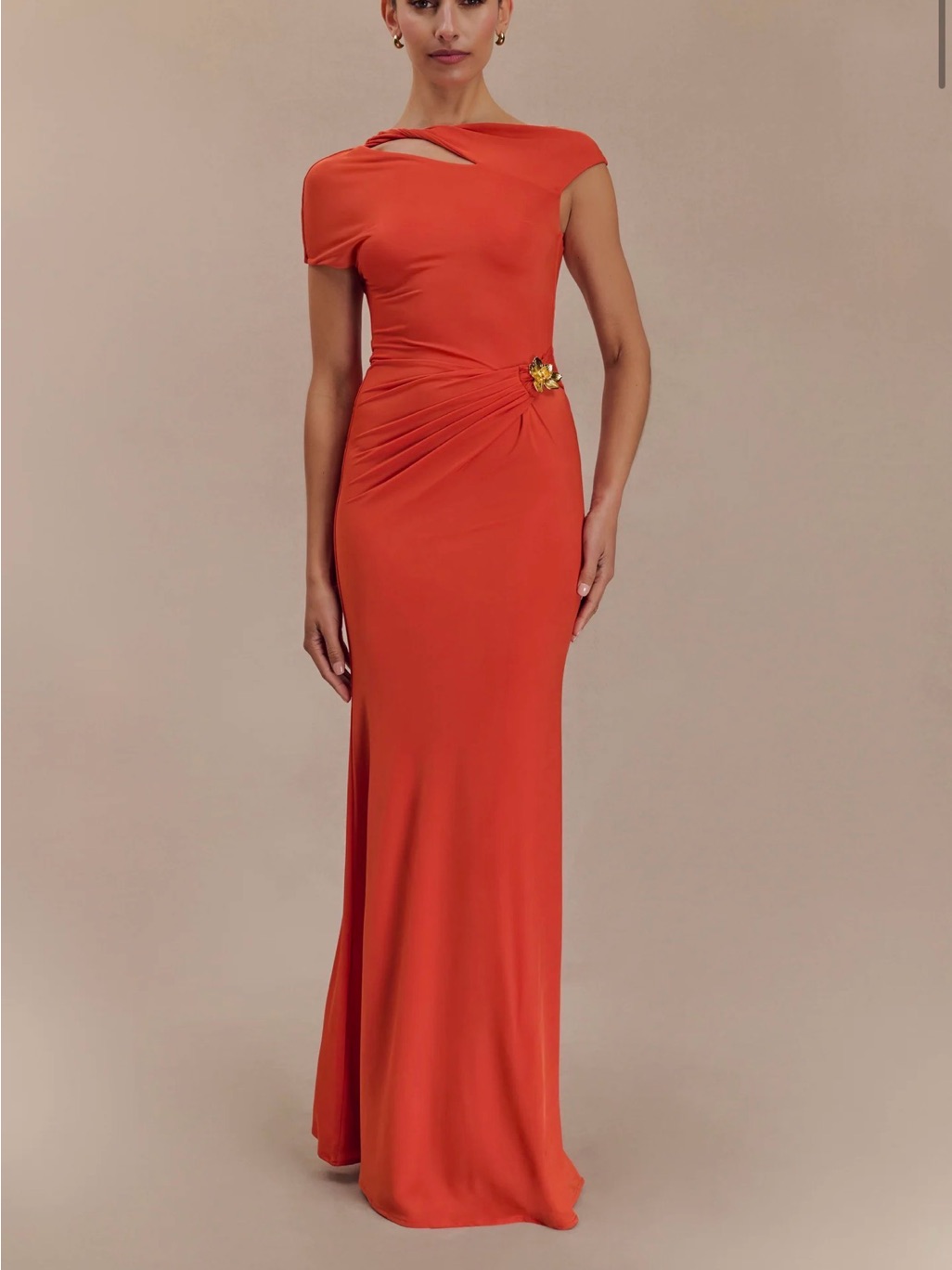 Meshki Kaida Slinky Maxi Dress With Hardware